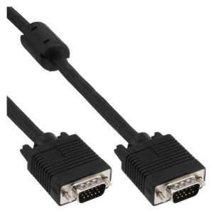 Kabel S-VGA 15HD męski / męski czarny 1m
