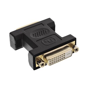 Adapter DVI-D cyfrowy 24+1 żeński/żeński