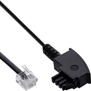 Kabel rozdzielający ADSL TAE-F niemiecki / 6P2C DEC męski 20m