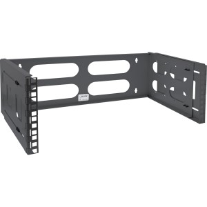 Składany stojak 19", 4U, głębokość 24-40 cm, czarny
