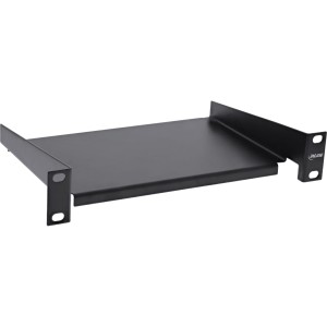Półka 10", 160mm, 10kg, 1RU, RAL 9005 czarny