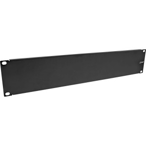 Panel zaślepiający 19", kolor czarny RAL 9005, 1U