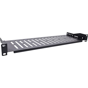 Półka 19", 150mm, 10kg, 1U, RAL 9005 czarny
