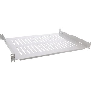 Półka 19", 350mm, 50kg, 1U, RAL 7035 szary