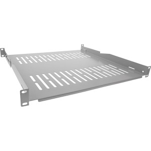 Półka 19", 450mm, 50kg, 1U, RAL 7035 szary