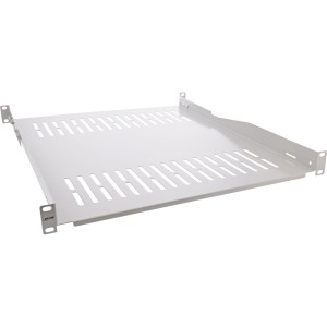Półka 19", 550mm, 50kg, 1U, RAL 7035 szary