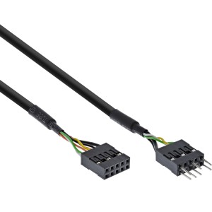 Kabel HD Audio, wewnętrzny, do dźwięku HD i AC97, 0,4 m