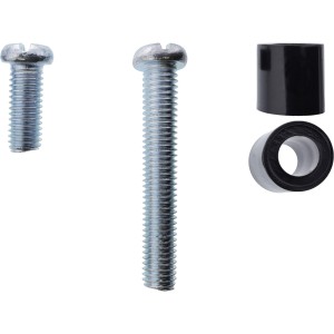 8szt. Zestaw śrub 4x M8x20mm/M8x50mm/4x 15mm podkładki do montażu na ścianie