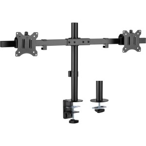 Uchwyt biurkowy na 2 telewizory / wyświetlacze LED / TFT do 81 cm 32", maks. 9 kg