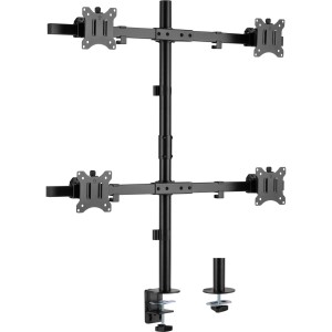 Uchwyt biurkowy na 4 telewizory / wyświetlacze LED / TFT do 81 cm 32" maks. 9 kg