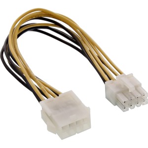 Kabel zasilający wewnętrzny 8-pinowy męski / żeński 0,20 m