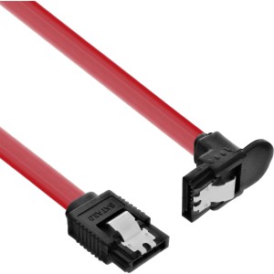 Kabel SATA 6 Gb/s z zatrzaskami ustawionymi pod kątem 0,5 m