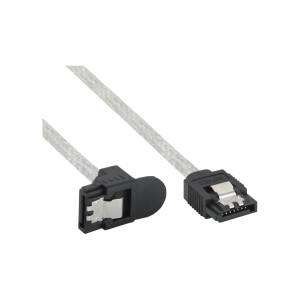 Okrągły kabel SATA 6 Gb/s z zatrzaskami ustawionymi pod kątem 0,5 m