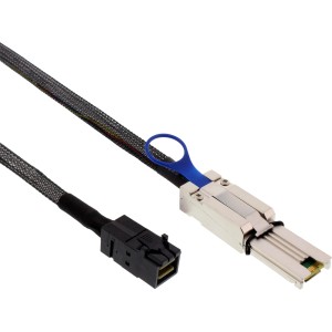 Kabel Mini SAS HD SFF-8643 do SFF-8088 1m