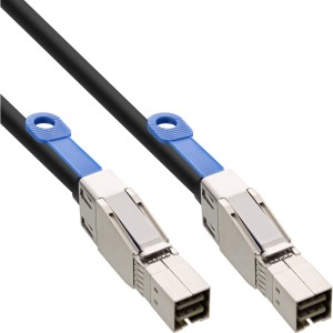 zewnętrzny kabel Mini SAS HD SFF-8644 do SFF-8644 12Gb/s 1m