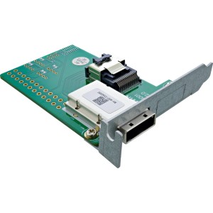 Niskoprofilowy wspornik adaptera SAS, zewnętrzny SFF-8088 / wewnętrzny SFF-8087