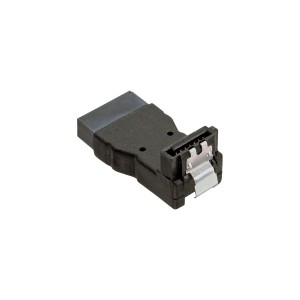 Adapter SATA męski/żeński skierowany w dół