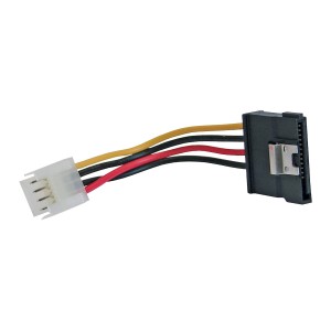 Kabel zasilacza SATA 3,5" / 15 Pin SATA z zatrzaskiem 0,15 m