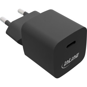 Ładowarka USB GaN Pojedyncza USB-C, Power Delivery, PPS, 33W, czarna