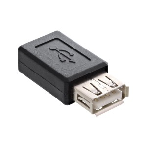 Adapter micro-USB, żeński USB A / żeński Micro-USB B