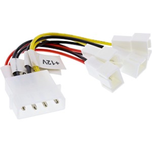 Kabel adaptera wentylatora 2x 12 V i 2x 5 V dla 4 wentylatorów