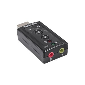 Karta dźwiękowa USB z wirtualnym dźwiękiem przestrzennym 7.1