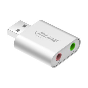 Karta dźwiękowa USB Audio, obudowa aluminiowa