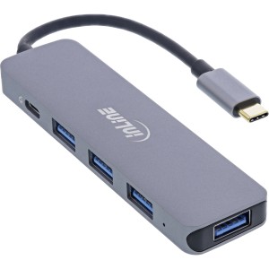 Koncentrator wielofunkcyjny USB 3.2 USB-C (4x USB-A 5 Gb/s + USB-C (dane/PD 87 W)