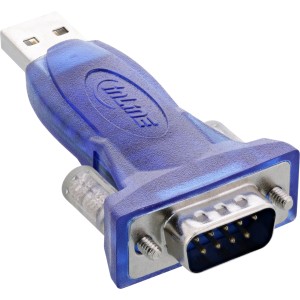 Adapter USB na RS232 USB A na 9-pinowe przedłużenie Sub-D USB 0,8 ​​m