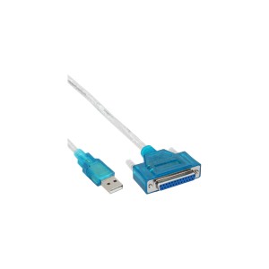 Kabel USB do drukarki USB typ A męski / DB25 żeński 1,8 m