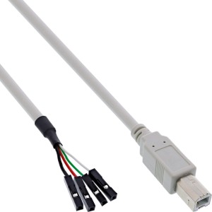 Kabel USB 2.0 Wewnętrzne złącze USB B męskie / nagłówkowe, 0,40 m
