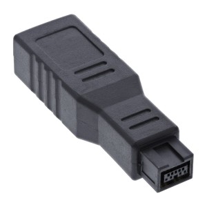FireWire 400 / 800 1394b Adapter 6 do 9 pinów żeńskie/męskie