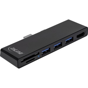MultiHub, Surface Pro 4/5/6, 3x USB-A 3.2 żeńskie, HDMI 4K, czytnik kart