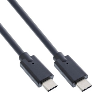 Kabel USB 3.2 Gen.2x2, USB-C męski/męski, czarny, 0,5 m