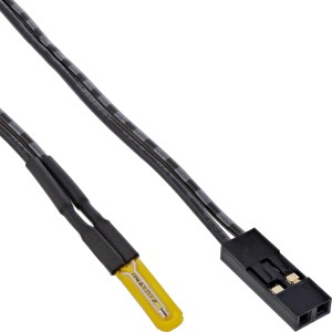 Czujnik temperatury/sonda uniwersalna 2-pinowa z kablem 1m
