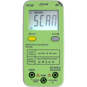 Multimetr z funkcją Auto-Range i Autoscan, kieszonkowy rozmiar