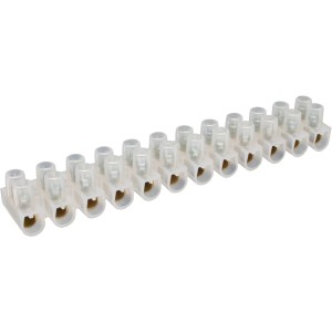 Listwa zaciskowa 16mm² 12 portów przezroczysta 10 szt.