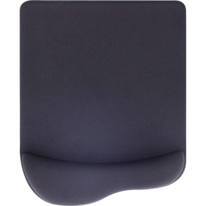 Podkładka pod mysz, żelowa podkładka pod nadgarstek, 235x185x25mm, czarna