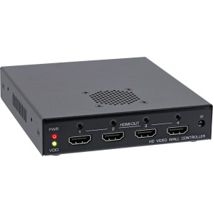 Kontroler ściany wideo HDMI 1 do 4, Full-HD