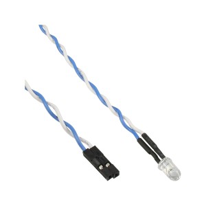 Dioda zasilania płyty głównej / dysku twardego, niebieska, 5mm, 0,8m
