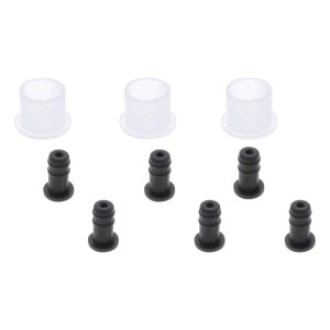 Zestaw osłon przeciwpyłowych do interfejsów audio RCA + 3,5mm, 9 szt.