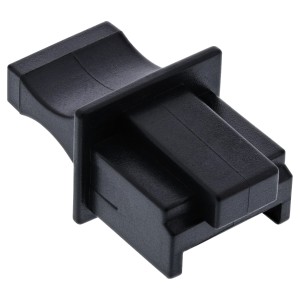 Osłona przeciwkurzowa na gniazdo RJ45, czarna, 10szt.