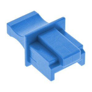 Osłona przeciwpyłowa dla żeńskiego RJ45, niebieska, 100 szt.