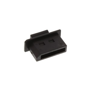 Osłona przeciwkurzowa do żeńskiego DisplayPort, czarna, 50 szt.