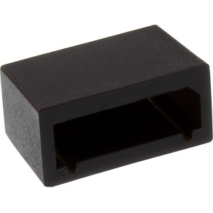 Osłona przeciwkurzowa do DisplayPort męska, czarna, 50 szt.