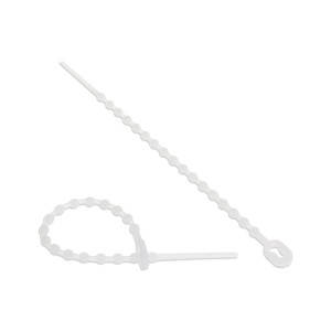 Opaski kablowe kulkowe białe długość 150mm 100szt