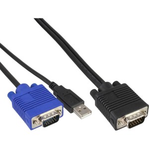Zestaw kabli KVM USB do 19-calowego przełącznika KVM, długość 1,8 m