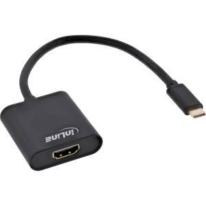 Konwerter wyświetlacza USB, męski USB-C na żeńskie HDMI (tryb alternatywny DP), 4K/60 Hz