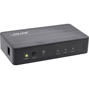 Przełącznik HDMI, 3 porty, 4K2K przy 60 Hz, HDCP 2.2