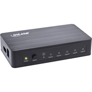 Przełącznik HDMI, 5 portów, 4K2K przy 60 Hz, HDCP 2.2